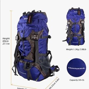 backpacking pack- internal frame 55L